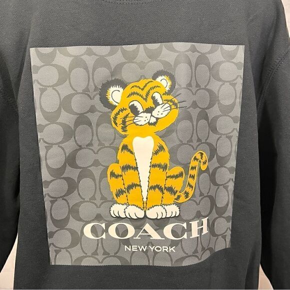 COACH limited edition year of the tiger Hoodie. Super cute tiger graphic nwt - Picture 9 of 9